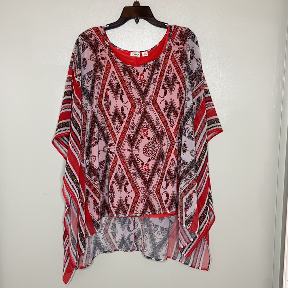 Cato pull over summer top size xl
